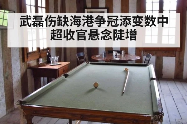 武磊伤缺海港争冠添变数中超收官悬念陡增